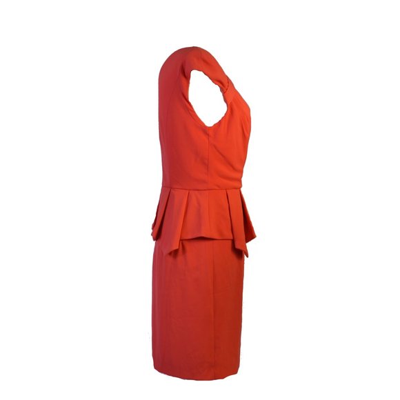 Pink Peplum Dress - Picture 2 of 11